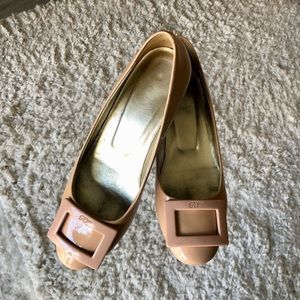 Roger Vivier Patent Leather Block Heels 38